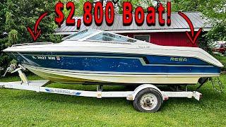 Inspecting My New $2,800 Project Boat!