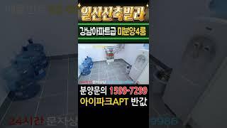 일산신축빌라 강남아파트급 초대형4룸 11개동 대단지 미분양 땡처리 급매