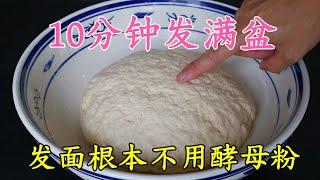 A New Way to Make Dough: No Yeast Needed, Just 10 Minutes to a Full Bowl of Deliciousness! 发面不靠酵母粉