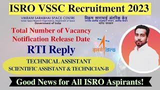 ISRO VSSC Recruitment 2023 | ISRO VSSC Vacancy for Technical Assistant & Technician