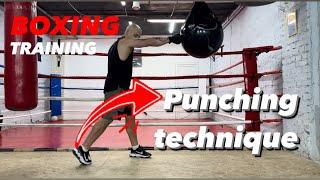 Best punching technique in boxing. /Punching techniques.