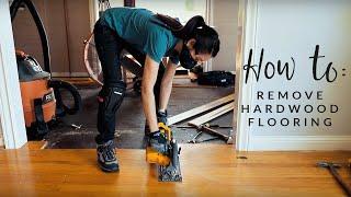 How To Remove Hardwood Flooring (the EASY way!)