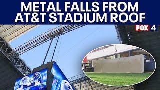 Piece of metal falls from AT&T Stadium roof ahead of Cowboys game