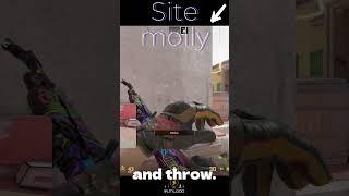 CS2 GOD MOLLY site from truck #inferno #cs2  #counterstrike2 #molly