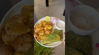 Bohot hi healthy aur delicious lunch | Steamed Fish and Baked Potatoes #shorts #youtubeshorts