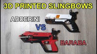 Adderini vs Baraba 3D Printed Crossbow-Slingbow