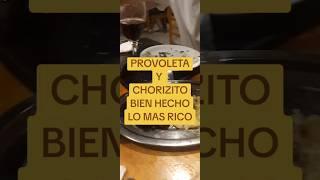 provoleta y chorizo-una de las cosas mas ricas previas al asado-argentina #food