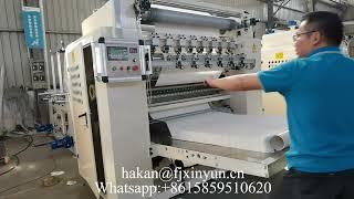 Facial tissue paper machine｜Full embossing 6lines facial tissue paper converting machine