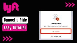 How to Cancel Lyft Ride !