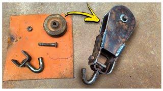 Hook Block ARTISANAL MANUFACTURING STEP BY STEP AND WELDING AND ASSEMBLY TIPS FOR BEGINNERS!