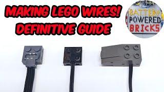 Lego wire repair and making custom cables: 9v, trains and PF