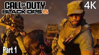 Call of Duty Black Ops 6 Gameplay Walkthrough Part 1 (Full Game) 4K