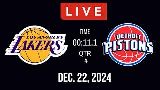 LIVE TODAY! LAKERS vs PISTONS NBA REGULAR SEASON NBA 2K25 Full Gameplay DECEMBER 22, 2024