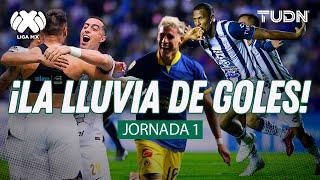 ️ ¡La lluvia de goles de la jornada 1! | Liga Mx - Clausura 2024 | Presentada por Autozone