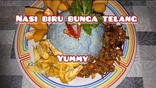 Yuk Bikin Nasi Biru Bunga Telang Super Yg Super Yummy II Nasi Bunga Telang II Nasi Uduk Bunga Telang