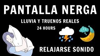 Lluvia y truenos para dormir - Sonidos para conciliar el sueño rápido y relajarse