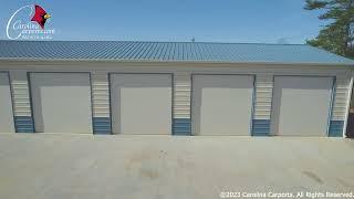 30x76x12 Carolina Carports Metal Garage