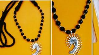 #AKSHATASANGAMESH | How to make necklace at home | Simple light weight neck lace