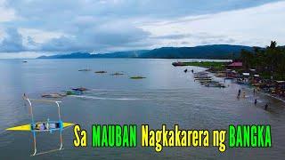 Sa Mauban Nagkakarera ng Bangka