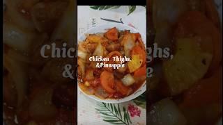 Hongkong Cooking Chicken Thighs in Pineapple/#youtubeshort/Simple Western and Asian Menu