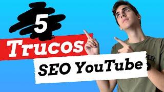  SEO para YOUTUBE 2023 en 5 MINUTOS!!  Cómo POSICIONAR UN VÍDEO