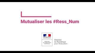 Mutualiser les #Ress_Num - Académie de Paris