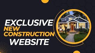 Exclusive Website for New Construction homes in Greensboro NC