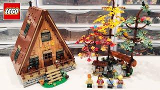 LEGO A-Frame Cabin Detailed Review! A Beauty!