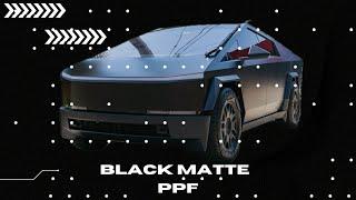 CYBERTRUCK - Matte Black Paint Protection Film (PPF)