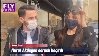 İlk FlyPaparazzi nin duyurduğu Hande Erçel, Murat Akdoğan aşk sorusuna tepkisi