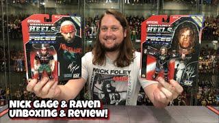 Raven & Nick Gage Heels & Faces Series 2 Unboxing & Review!