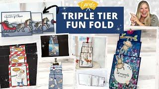  3 Tiered Pull Up Card Making: A Free Step-by-Step Guide to Crafting Fun Fold Cards