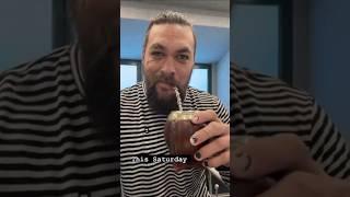 Jason Momoa Drinks Yerba Mate!