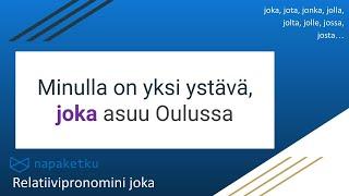 Joka-pronomini