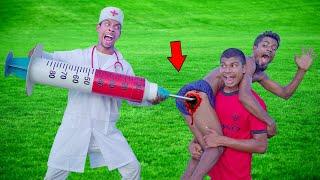 Top New Very Special Trending Comedy Video 2025Amazing Injection Wala Comedy Video 2025Doctor Ep-433