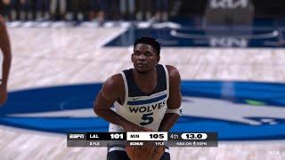 NBA 2K25 Gameday Simulation | TIMBERWOLVES vs LAKERS FULL GAME HIGHLIGHTS