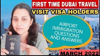 Dubai Airport Immigration Question and Answer | Dubai Visit Visa Holders | Bengali Family in UAE