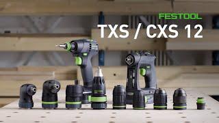 페스툴의 12V 충전 컴팩트 드릴 CXS/TXS 12