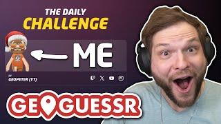 I hosted a Daily Challenge on GeoGuessr!