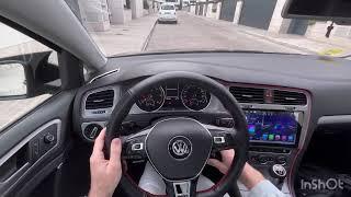 4K Driving to university in my 2014 VW Golf MK7 1.6 TDI (town driving/ highway drive)