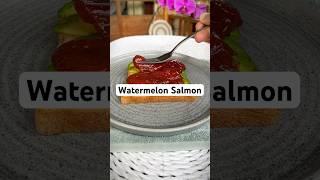 Watermelon Salmon #WatermelonRecipe #Recipes #VeganRecipes #VeganSalmon