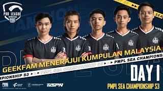 [BM] PMPL SEA Championship S3| DAY 1| Bakal Pasukan Malaysia juara kali ini?