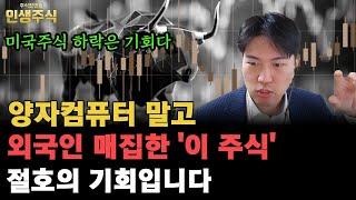 미국주식 하락은 기회다, 위험한 양자컴퓨터 말고 외국인 기관 매집한 '이 주식' 절호의 기회 잡으세요[인생주식]