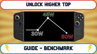 How to Run LEGION GO in Higher TDP | Step-by-step Guide & Benchmark