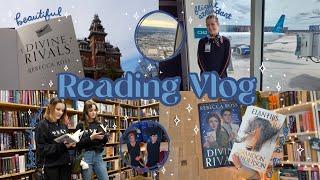 READING VLOG | book shopping, visiting katie & flight attendant life ️️