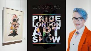 Luis Cisneros at The 25th Pride London Art Show