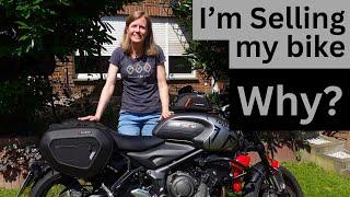 Tina's Triumph Trident - MS Affects Riding