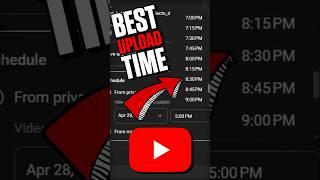 BEST TIME TO UPLOAD YOUR YOUTUBE VIDEOS