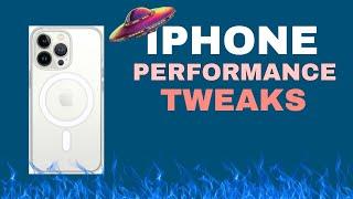 IPHONE PERFORMANCE TWEAKS | FIX LAG | BOOST FPS | 666 Tweaks