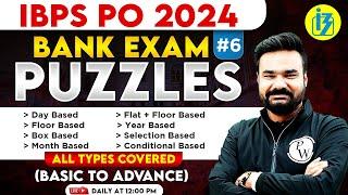 IBPS PO 2024 | IBPS PO Reasoning | Puzzle Reasoning | All Type Puzzles | Puzzle by Arpit Sir #6